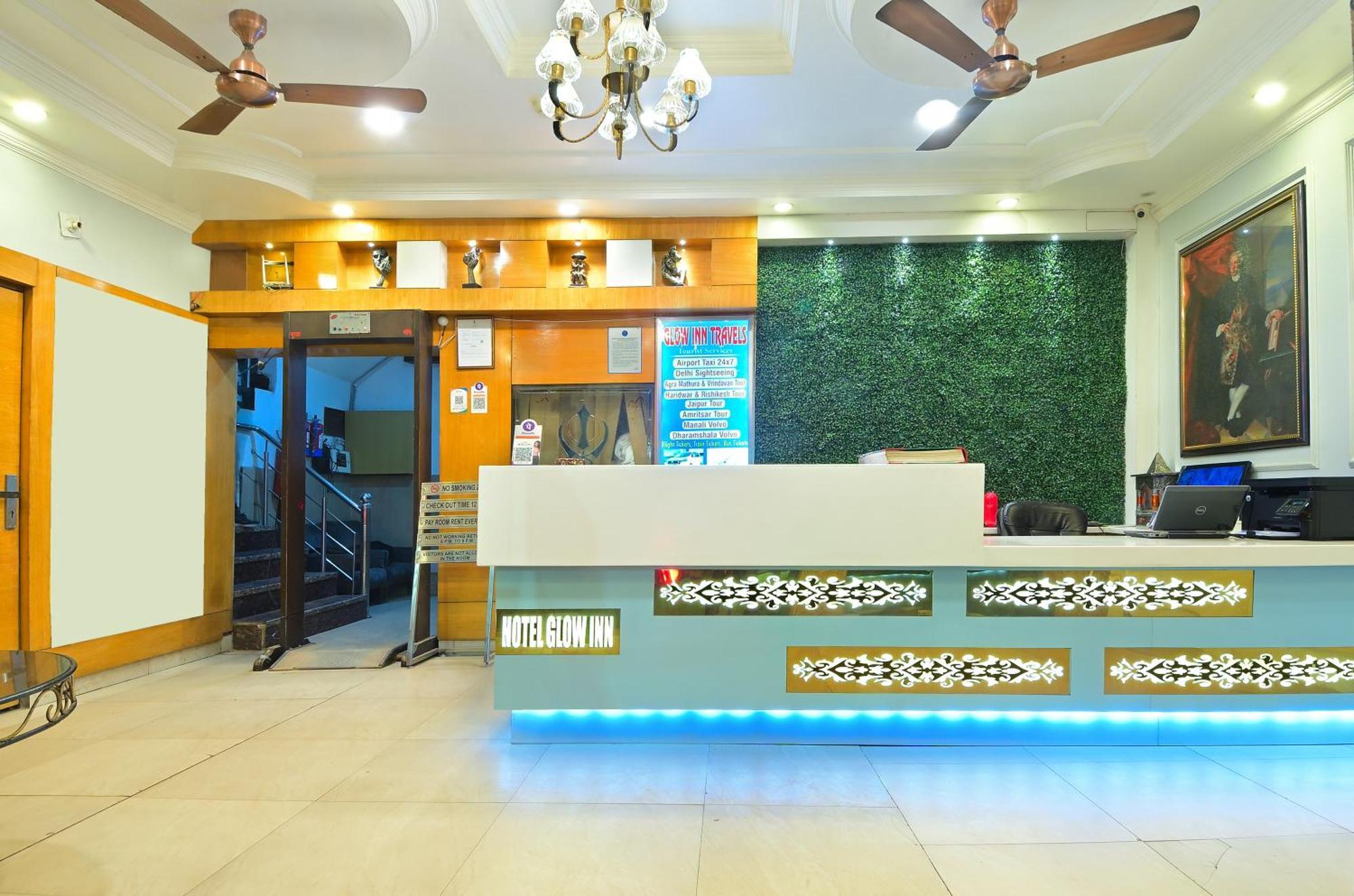 Hotel Glow Inn Paharganj-3 Mins Walk From New Delhi Railway Station Eksteriør billede